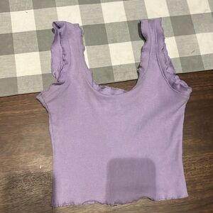 Shein sleeveless cropped tank top. Lavender